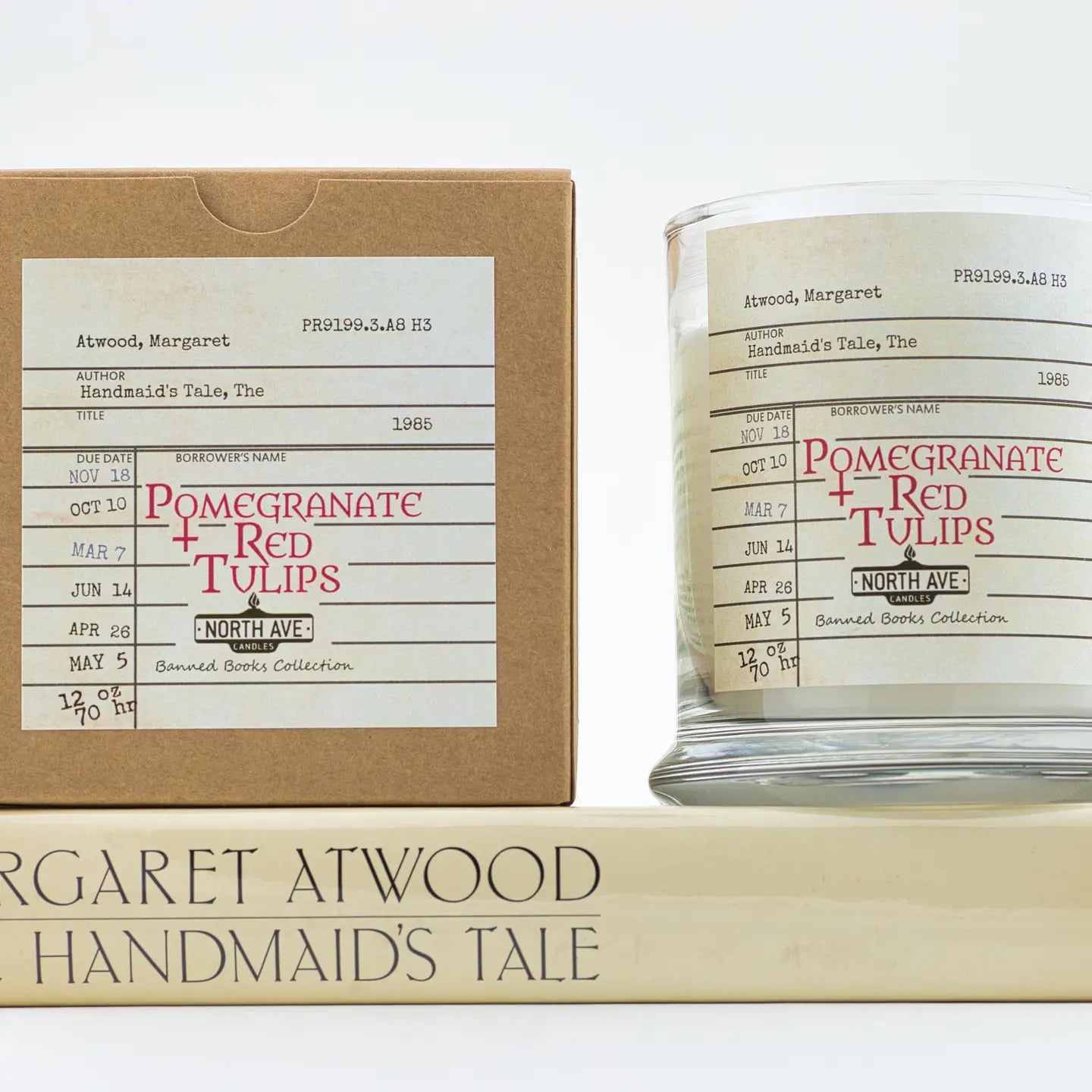 Banned Book Candle / The Handmaid’s Tale