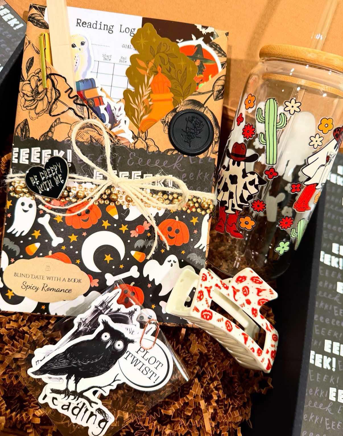Boo Box Spooky Blind Date with a Book Experience (Spicy Romance)