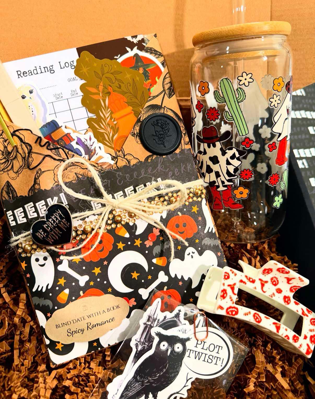 Boo Box Spooky Blind Date with a Book Experience (Spicy Romance)