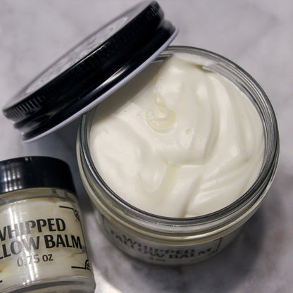 Non-Toxic Organic Grass-Fed Whipped Tallow Balm in Glass Jar
