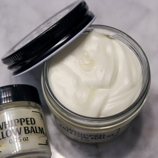 Non-Toxic Organic Grass-Fed Whipped Tallow Balm in Glass Jar