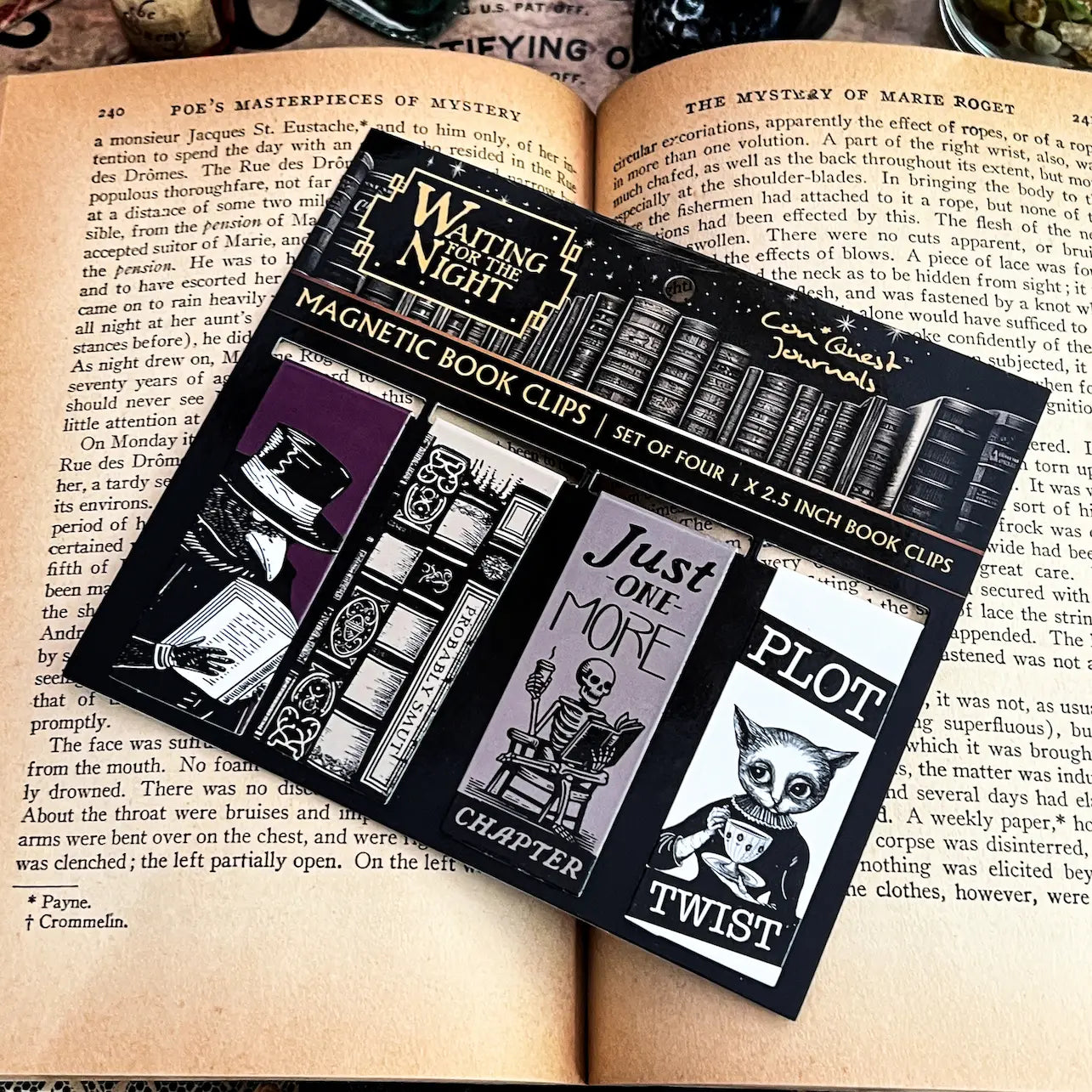 Waiting For the Night Magnetic Bookmarks (4-Pack)