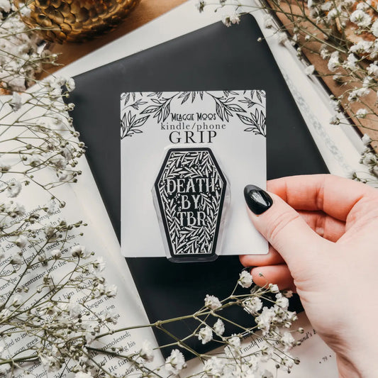 Death By Tbr Coffin Kindle / Phone Grip