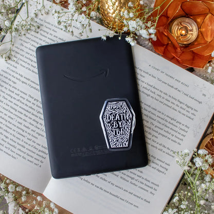 Death By Tbr Coffin Kindle / Phone Grip
