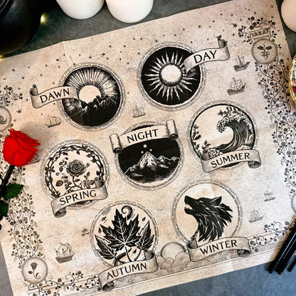 A Court of Thorns and Roses Prythian World Map