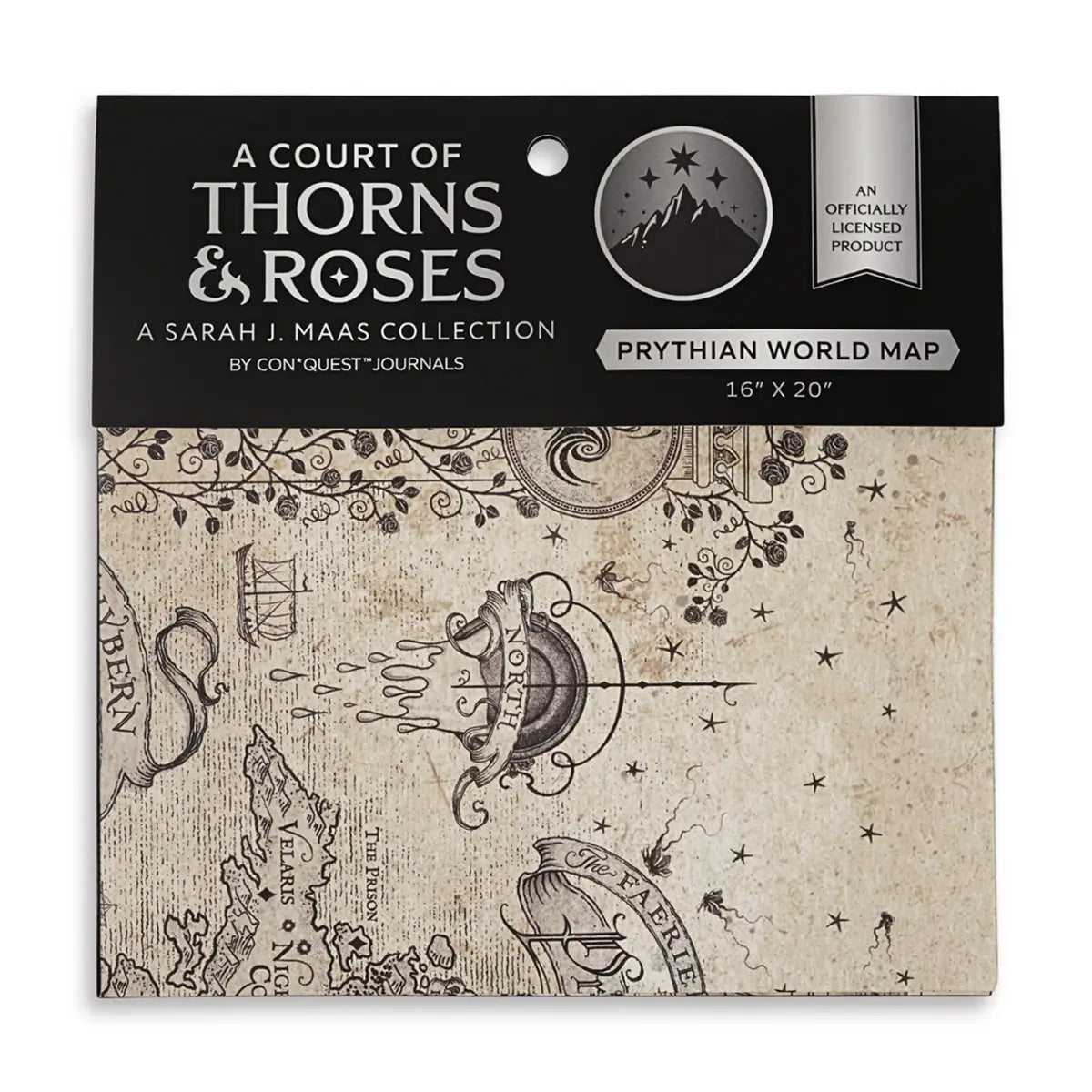 A Court of Thorns and Roses Prythian World Map